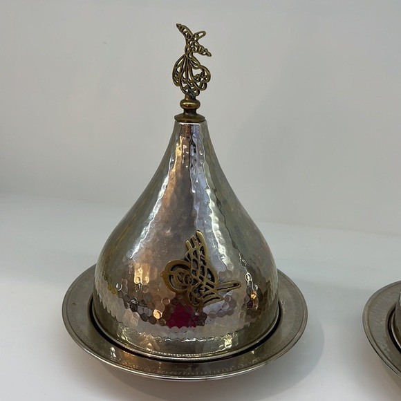 COPPER ANTIQUE TURKISH LARGE SET 2 - Picture 16 of 17